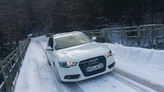 Audi A6 30 TDI 4g quattro DonutDrift Winter 2017 [upl. by Tatiana]