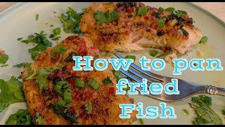 How to cook fish Mahi Mahi Pan fried skinless filletEasy cooking super healthy [upl. by Ethelin837]