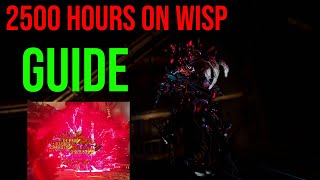 2500 Hours of Wisp Prime in One Video The Ultimate Wisp Guide Warframe [upl. by Nnaeiluj]