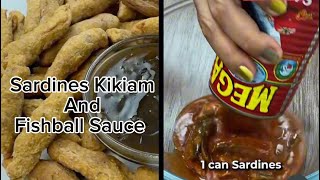 SARDINES KIKIAM AND FISHBALL SAUCE RECIPE  HOW TO MAKE KIKIAM  HOW TO MAKE FISHBALL SAUCE [upl. by Neleag]