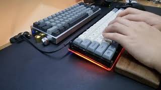 MW65 typing test with Tecsee Carrots [upl. by Rehpotsrhc]