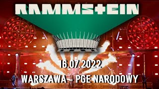 FULL SHOW Rammstein Live Europe Stadium Tour WARSZAWA  Cały Koncert  16072022 [upl. by Carmelina]