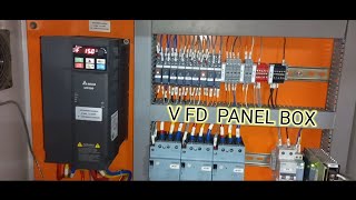 complete 3hp motor connection with VFD [upl. by Latrena960]