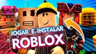 Como jogar e instalar Roblox  Para iniciantes [upl. by Nomelc]