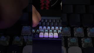 Replacing AZOTH keycaps with Womier PBTMOA Custom Keyboard Kanagawa Keycaps shorts [upl. by Nnaeel567]