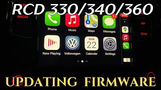 GUIDE  How to update the system firmware of RCD 330340360 units [upl. by Imelida]