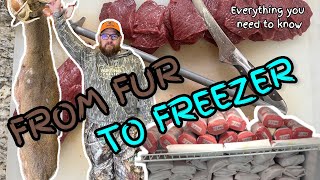 DEER MEAT From Fur to Freezer [upl. by Hofstetter836]