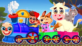 Choo Choo Train Song  Comy Zomy Kids Songs amp Nursery Rhymes [upl. by Eimilb]