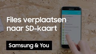 Android bestanden verplaatsen naar een SDkaart Hoe werkt dat  Samsung amp You [upl. by Airotnahs]