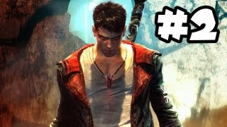 DMC Devil May Cry  Walkthrough Gameplay  Part 2  FIRST BOSS Xbox 360PS3PC HD [upl. by Alane639]