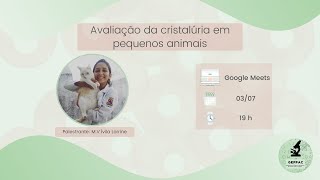 Avaliação da cristalúria em pequenos animais [upl. by Irrep]