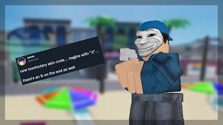 New Code for Tomfoolery Delinquent Skin  Roblox Arsenal [upl. by Aicelef606]