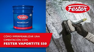 Cómo Impermeabilizar una cimentación con Fester Vaportite 550 [upl. by Ralip]