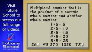 Multiples and factors of whole numbers [upl. by Reyam464]