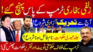 Zulfi Bukhari Contact with Trump  Tehreek e Azadi Begins  Interim Govt Names final  Rana Azeem [upl. by Eentruoc]