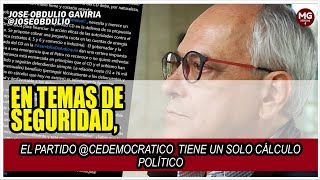 IMPORTANTE PROPUESTA CENTRO DEMOCRÁTICO SOBRE LA SEGURIDAD 🔔 Jose Obdulio Gaviria JOSEOBDULIO [upl. by Kylstra]