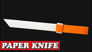 How to Make a Paper Knife Without Glue and Scissors  Paper Weapons [upl. by Lalat466]