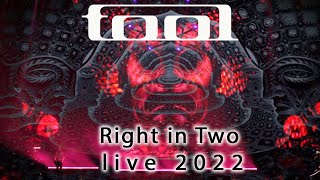 TOOL Right in Two LIVE 2022 America and Eurpe Remastered Sound [upl. by Acirderf]