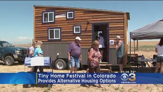 Colorado Festival Looks To Attract People Interested In Tiny Homes [upl. by Bette-Ann622]