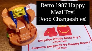 19871988 McDonalds McDino Changeables Food Transformer Happy 1 [upl. by Trojan]