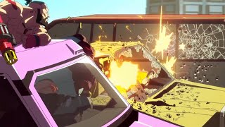 Cyberpunk Edgerunners  Car Crash Davids mum death scene [upl. by Ibmab562]