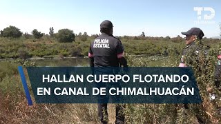 Hallan cuerpo a la orilla del río de la Compañía en Chimalhuacán [upl. by Darci]