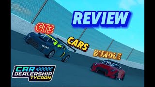 Car Dealership Tycoon  GT3 Cars Bundle Review [upl. by Euqinomahs]