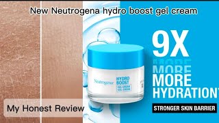 New Neutrogena hydro boost gel cream review neutrogena facecare hydratedskin skincare [upl. by Eenwat]