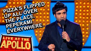 Paul Chowdhry on Pizza Transport Safety  Live at the Apollo  BBC Comedy Great [upl. by Najar]