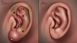 Itchy amp Smelly Ear Stone Removal Digging Out Super Big Earwax  ASMR Animation  TalesOfTingles [upl. by Ng]