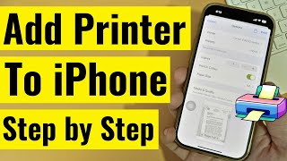 How to Add a Printer to iPhone  Two Easy Methods For 2024 [upl. by Marjory]