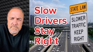 Slower Drivers Keep Right  Can You Be Fined Is It Really The Law [upl. by Jillie]