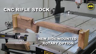 Cnc Rifle Stock on 4th Axis  Kelbrand CAM [upl. by Twum384]