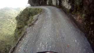 Worlds most dangerous road  Camino del muerte  Bolivia  Gopro HD [upl. by Ilanos]