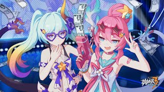 Twins Rozaliya amp Liliya Summer Outfits Honkai Impact 3rd [upl. by Aldous]