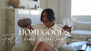 HOMEGOODS FALL HOME DECOR HAUL 2024  SHOP WITH ME [upl. by Millda856]