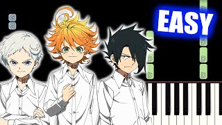 Yakusoku no Neverland OP quotTouch Offquot  UVERworld  EASY Piano TutorialSynthesia TopAnimeMusic [upl. by Notecnirp456]