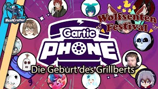 Wolfentenfestival 04  GarticPhone und die Geburt des Grillberts [upl. by Annovad]