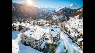 Matterhorn FOCUS Design Hotel Zermatt Swiss Alps Switzerland [upl. by Nanete]