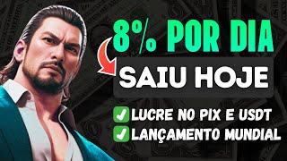 ðŸš¨ CORRE QUE SAIU HOJE GANHE 8 DE LUCRO POR DIA NOVA EMPRESA FOCADA EM ALTA LUCRATIVIDADE DIÃRIA [upl. by Thenna]