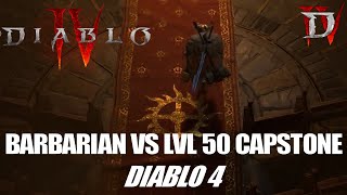 Barbarian VS Cathedral of Light Capstone Dungeon  World Tier 2 Lvl 50  Diablo 4 [upl. by Lacie]