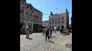 The Legendary Bettys Cafe Tea Rooms – St Helens Square York opened 1937 and Church Bells [upl. by Torey]