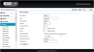 Totolink N300RH Web GUI Remote Web Configuration Interface [upl. by Amedeo]