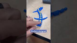 Student designed tinkercad 3dprinting dragon [upl. by Nertie]