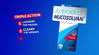 Dont hide the cough fight it with Ambroxol HCI Mucosolvan [upl. by Harrod]