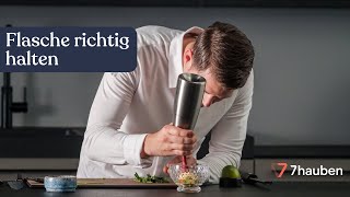 Wie halte ich die EspumaFlasche richtig  Onlinekurs mit Cornelius Speinle  7hauben [upl. by Nibot586]