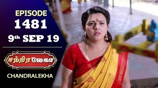 CHANDRALEKHA Serial  Episode 1481  9th Sep 2019  Shwetha  Dhanush  Nagasri  Arun  Shyam [upl. by Trula]