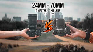 24  70mm  G Master Vs Kit Lens [upl. by Cohin]