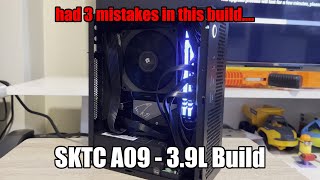 SKTC A09 BUILD  A 39L SFF ITX Build [upl. by Tniassuot]