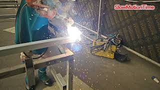 Welding fire sparks in Slow Motion Time Video effects  playing with time [upl. by Talanta112]